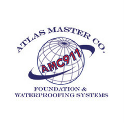 Atlas Master Co Foundation & Waterproofing Systems logo, subject of this commercial foundation stabilization blog. 
