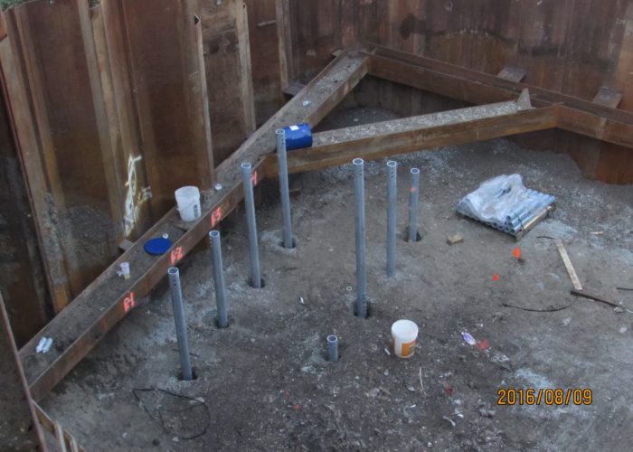 installation process for helical piers
